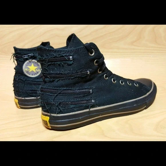 Vintage Converse All Star Chuck Black Hi Top 9 - Picture 2 of 8